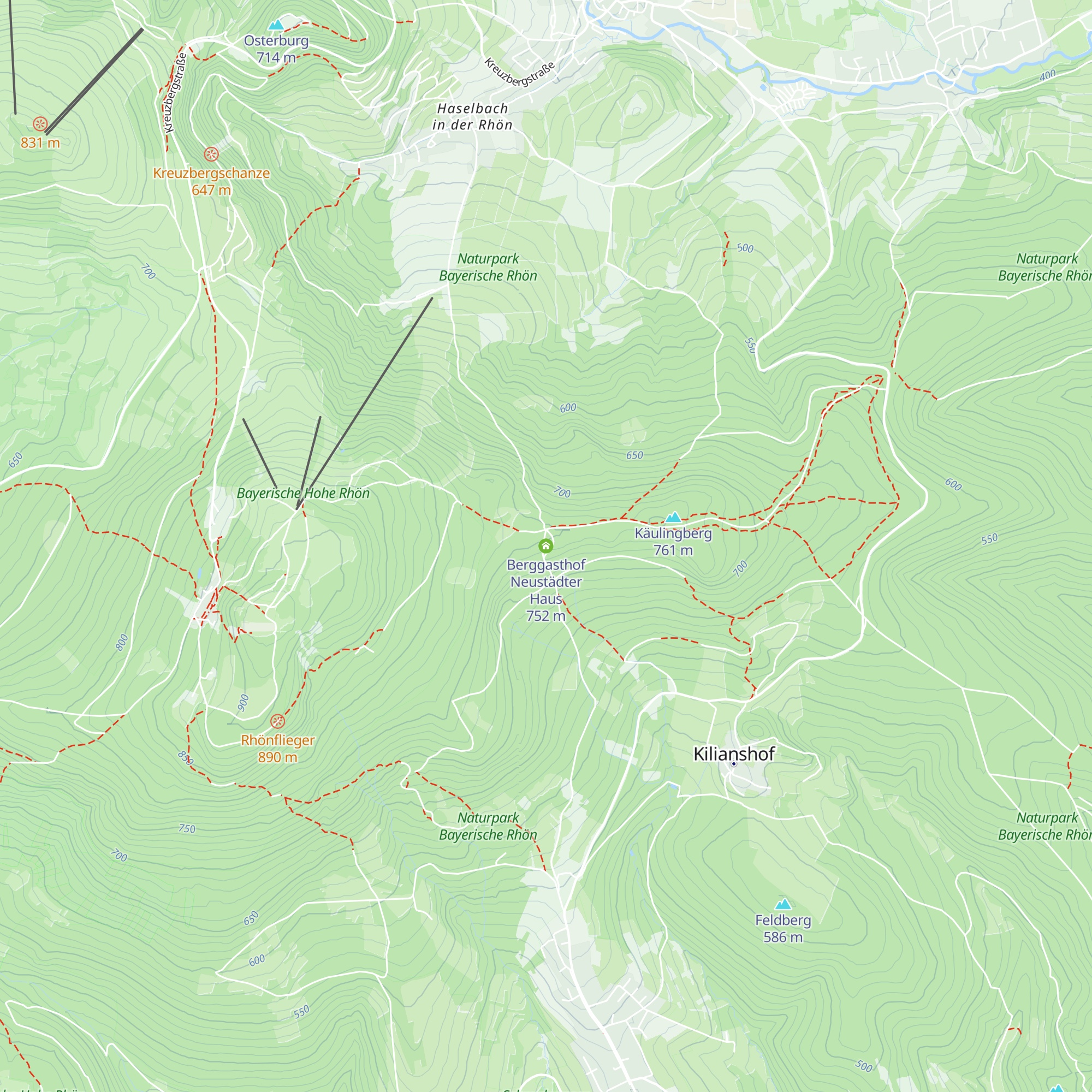 Berggasthof Neustädter Haus map