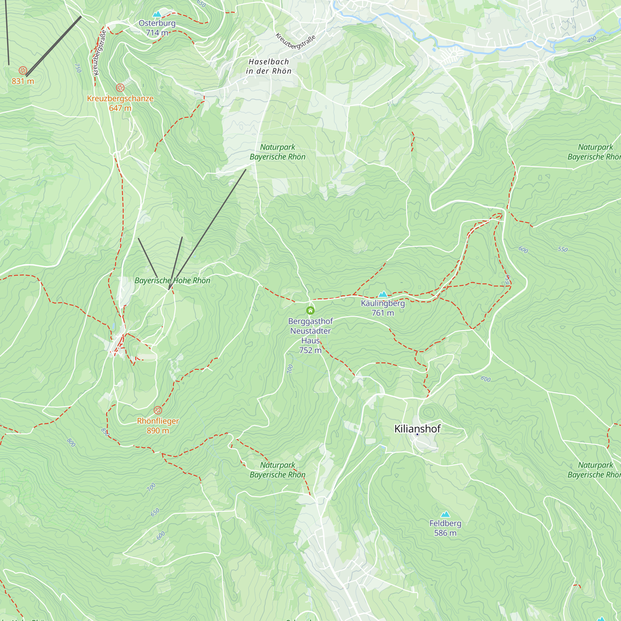 Berggasthof Neustädter Haus map