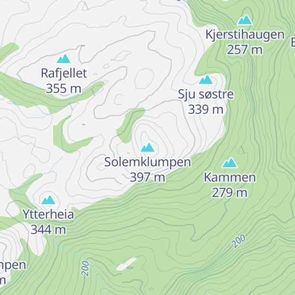Map of Solemklumpen