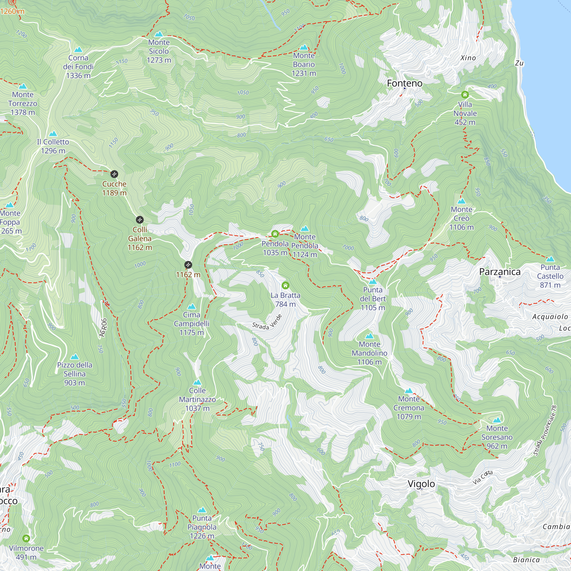 La Bratta map