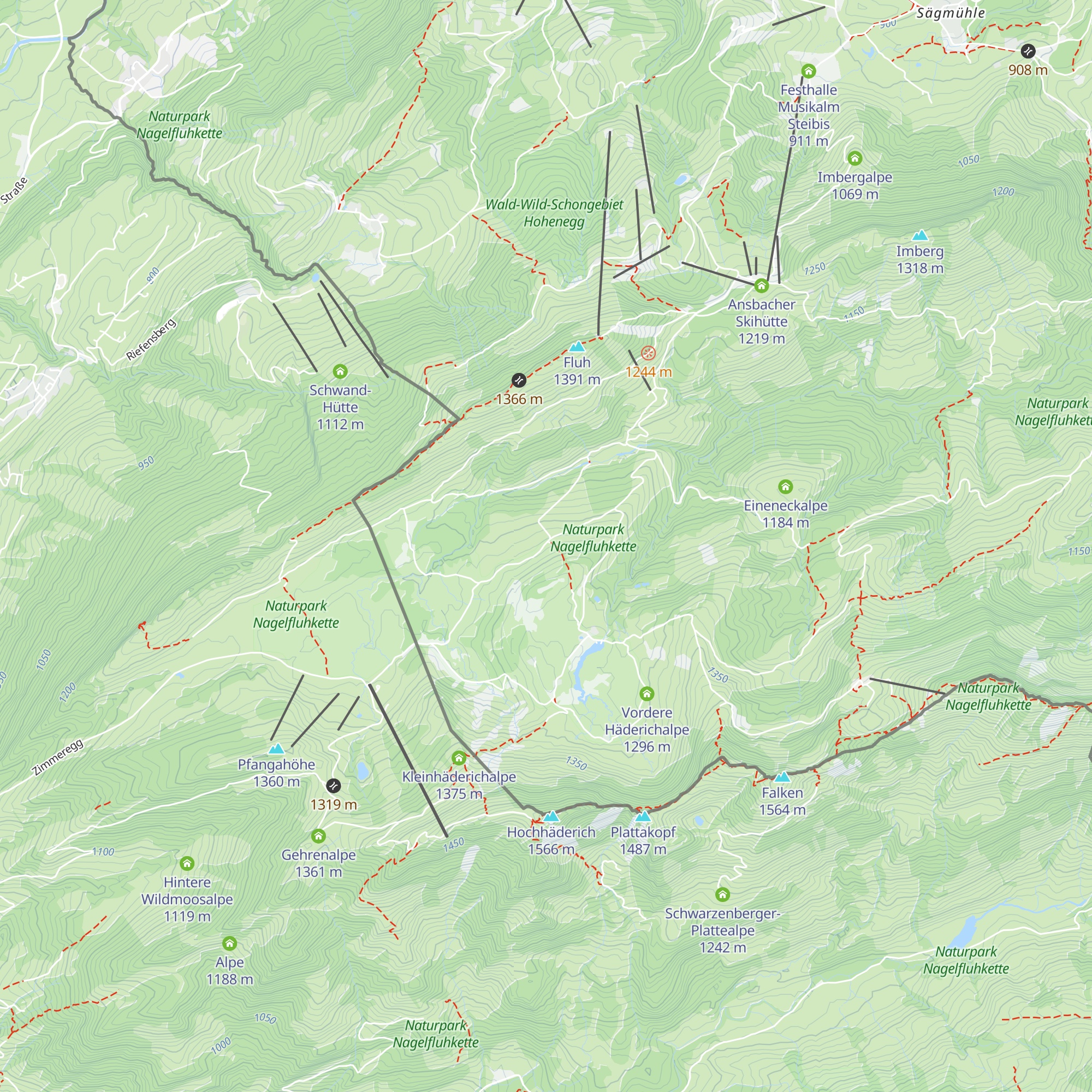 Alpengasthof zur Hochwies map