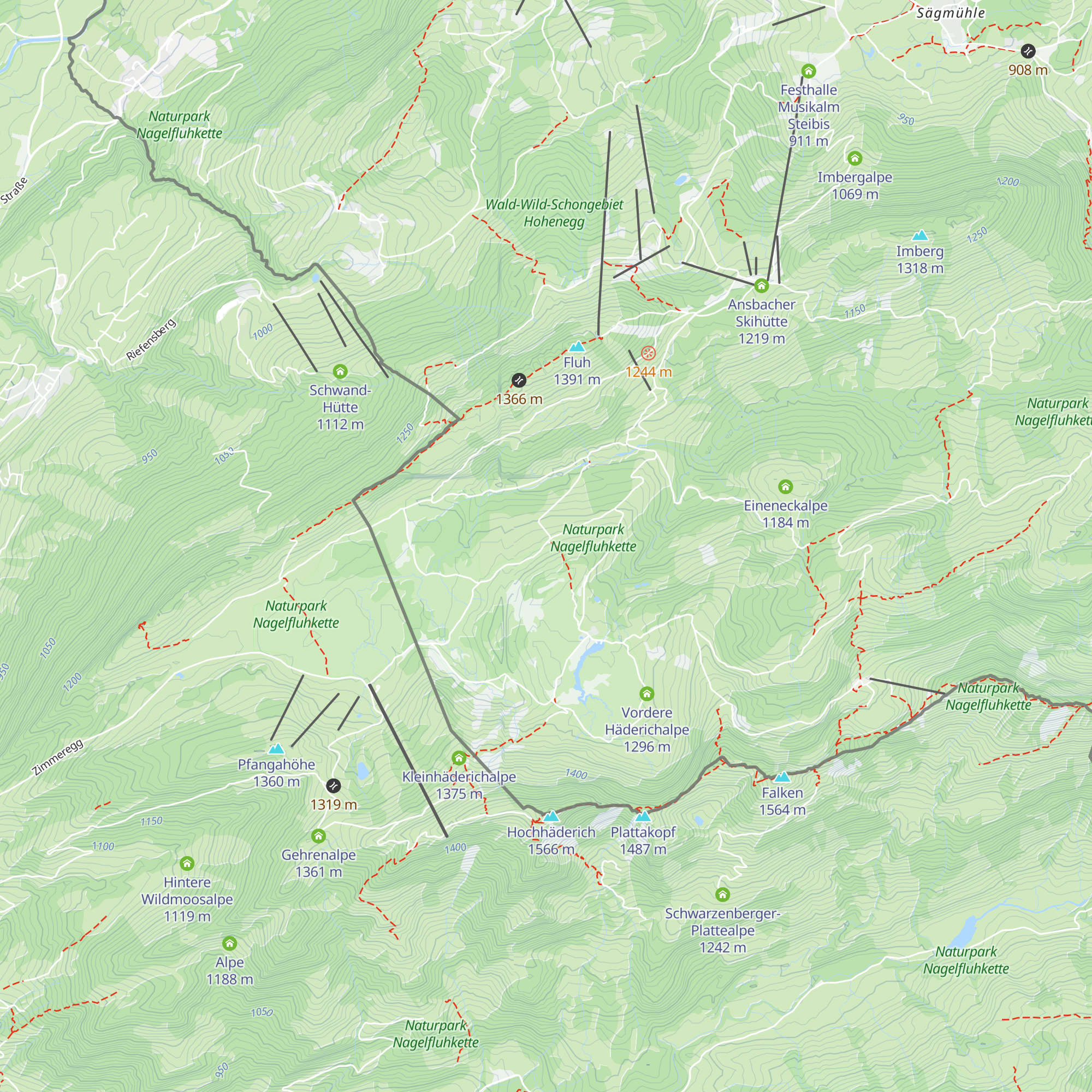 Alpengasthof zur Hochwies map