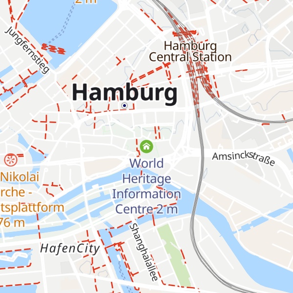Map of World Heritage Information Centre