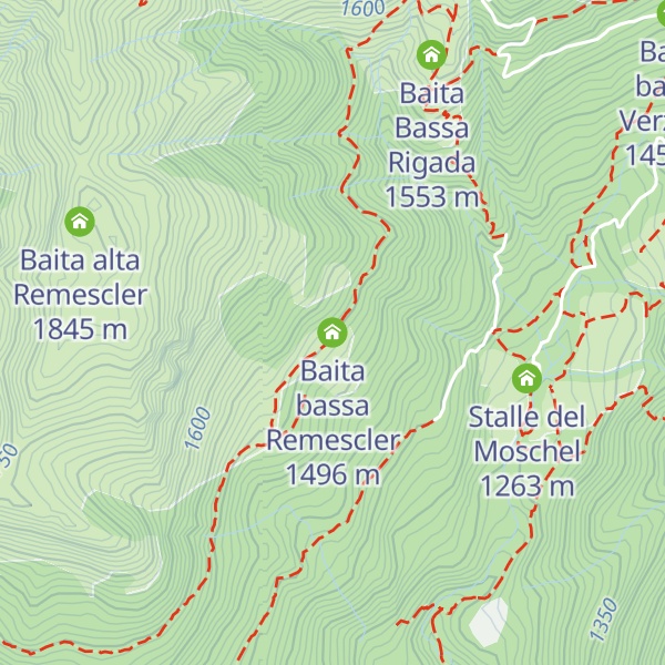 Map of Baita bassa Remescler