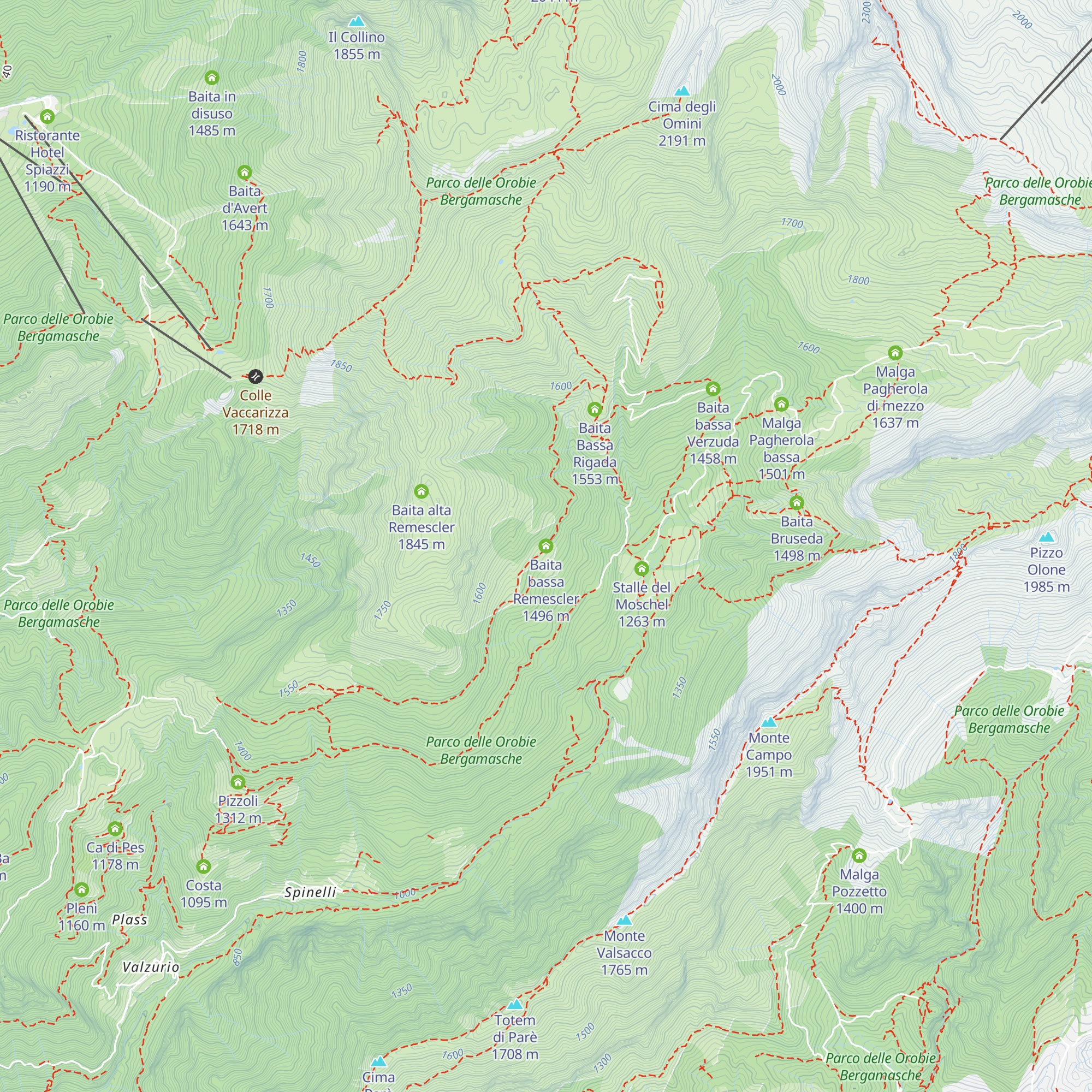 Baita bassa Remescler map