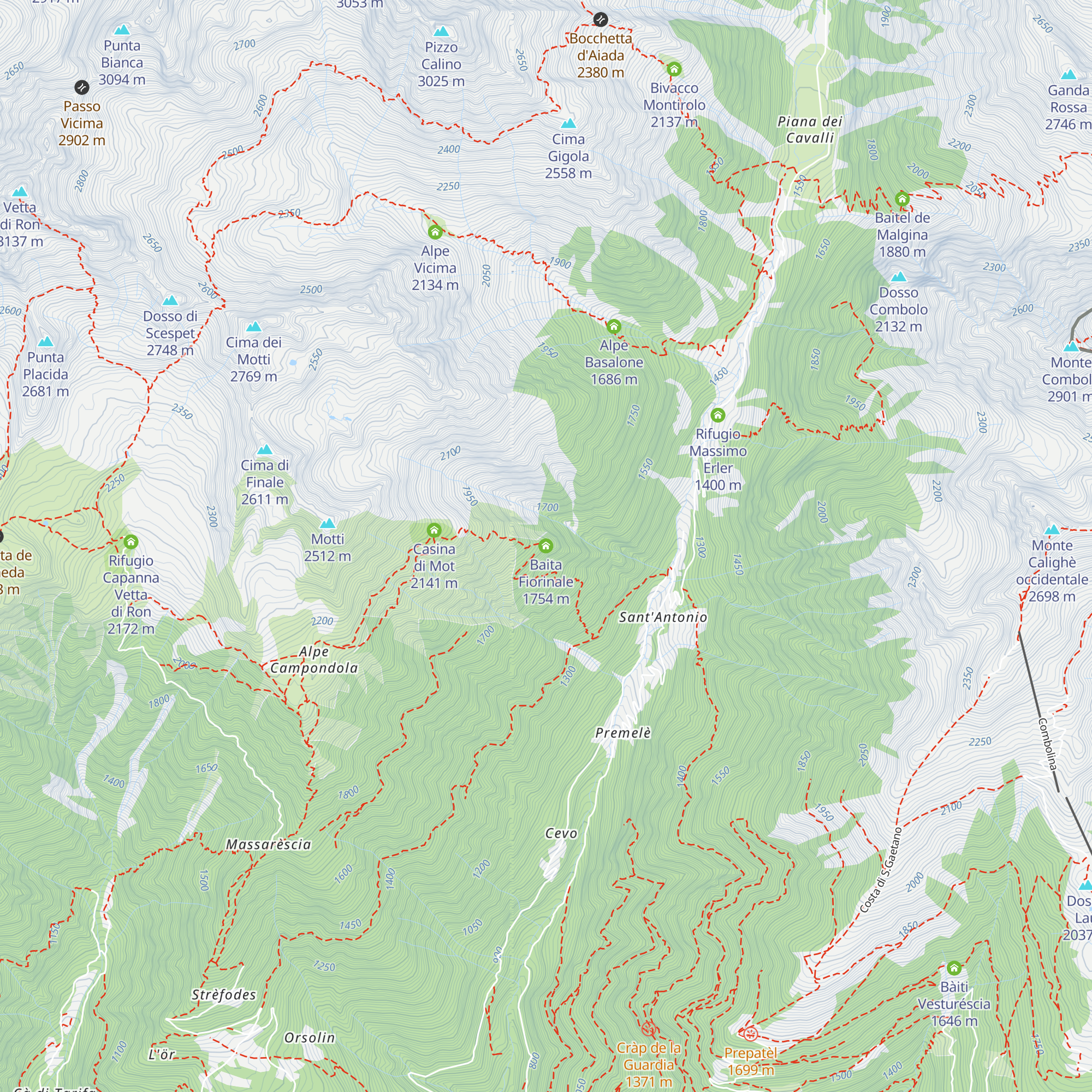 Baita Fiorinale map