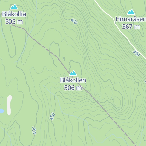 Map of Blåkollen