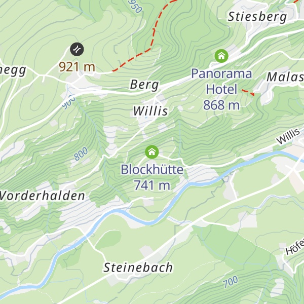 Map of Blockhütte