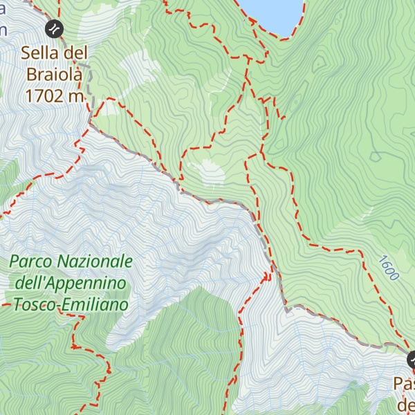 Map of Monte Aquilotto