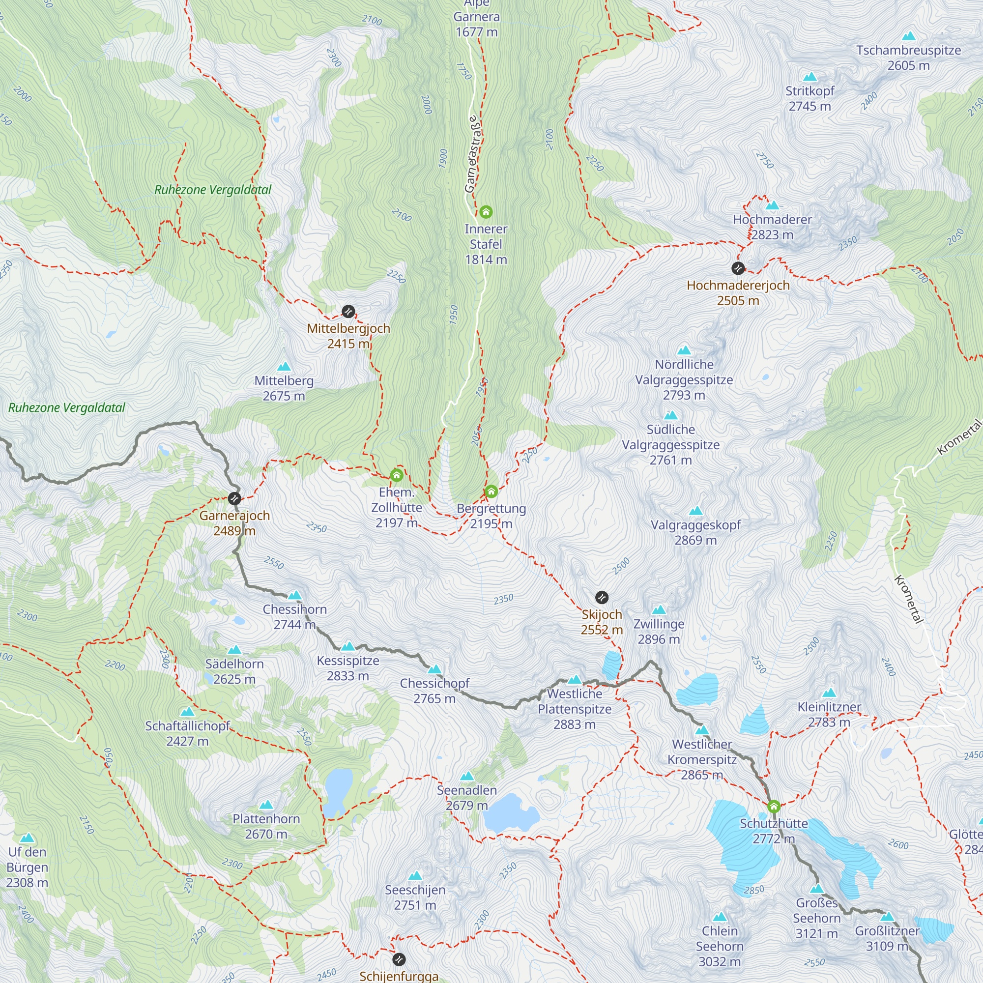 Bergrettung map