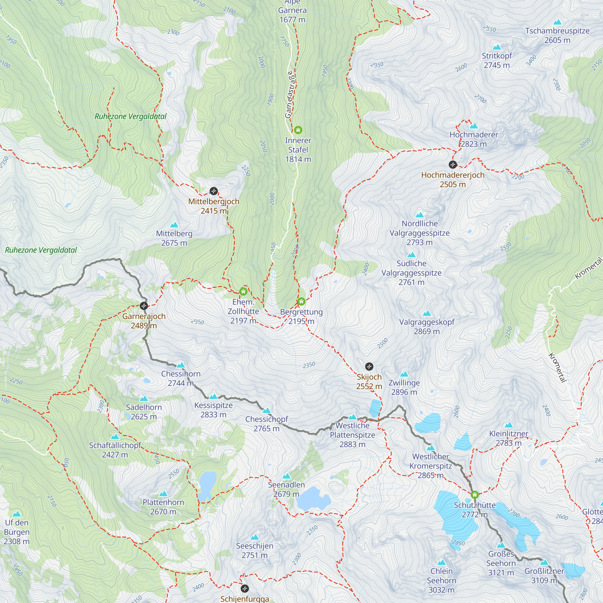 Bergrettung map