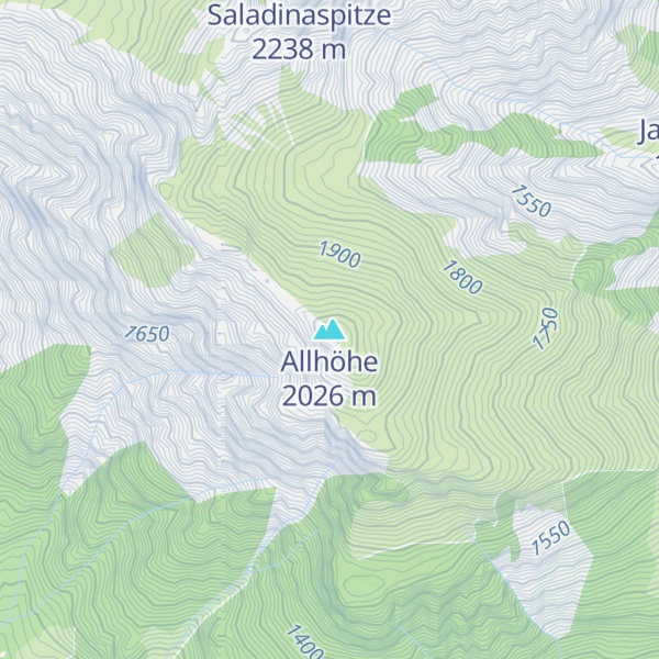 Map of Allhöhe