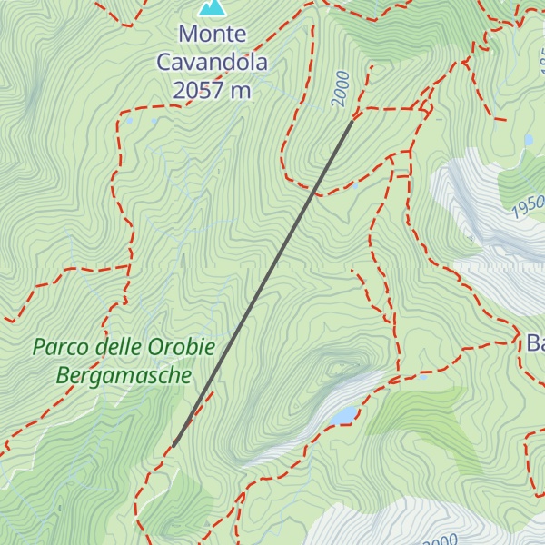 Map of Baita Alta Vigna Vaga