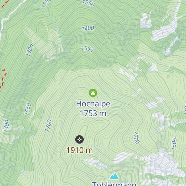 Map of Hochalpe