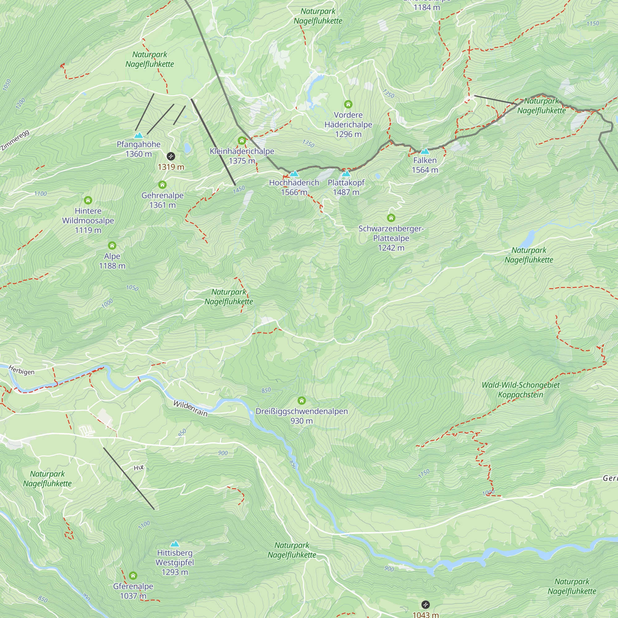 Ohlisgschwendalpe map