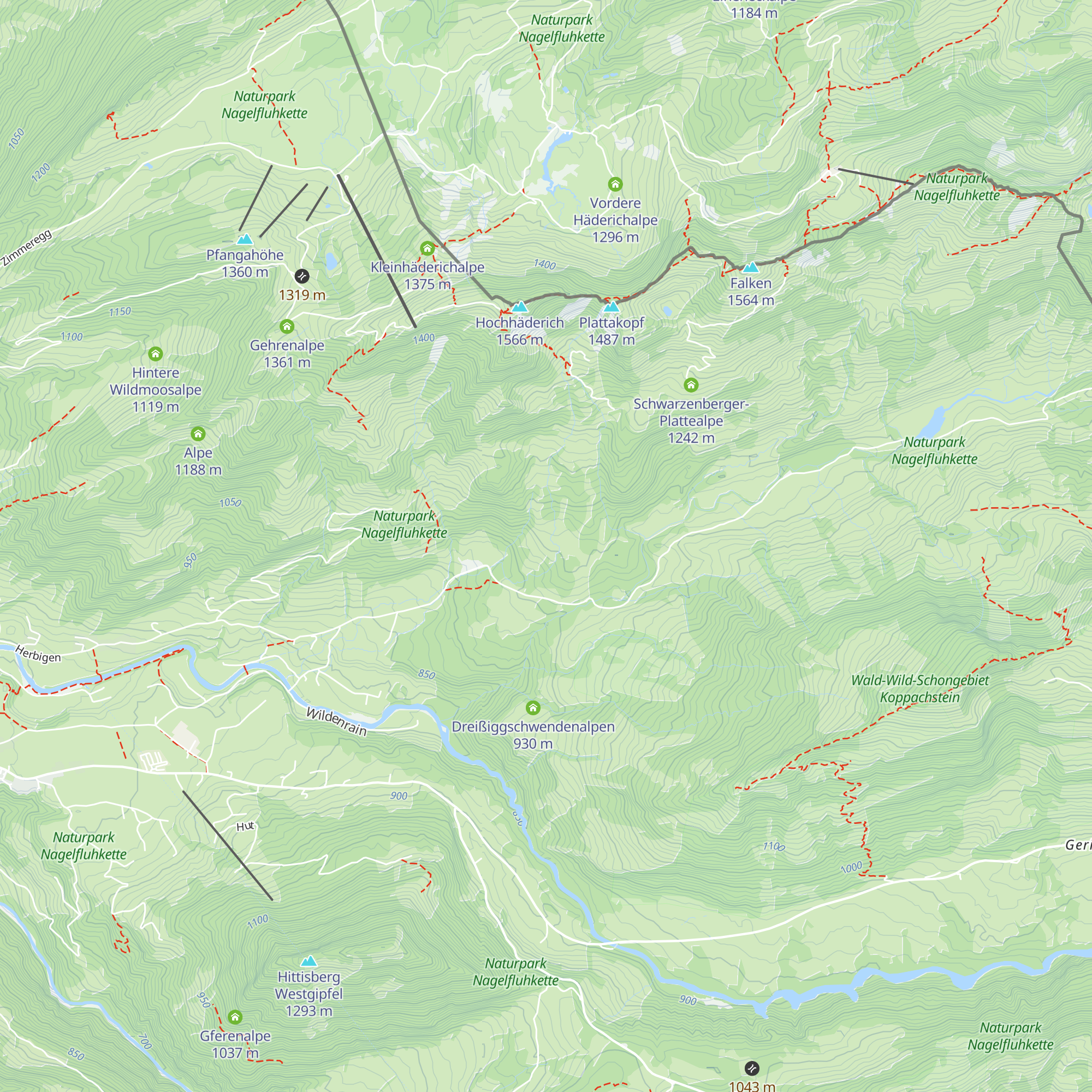 Ohlisgschwendalpe map