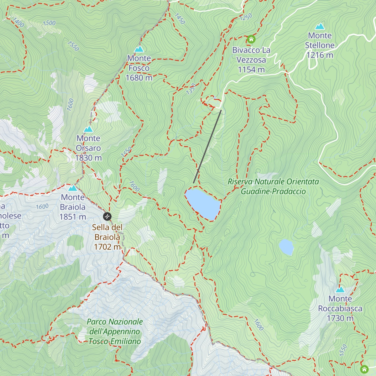 Rifugio Giovanni Mariotti map