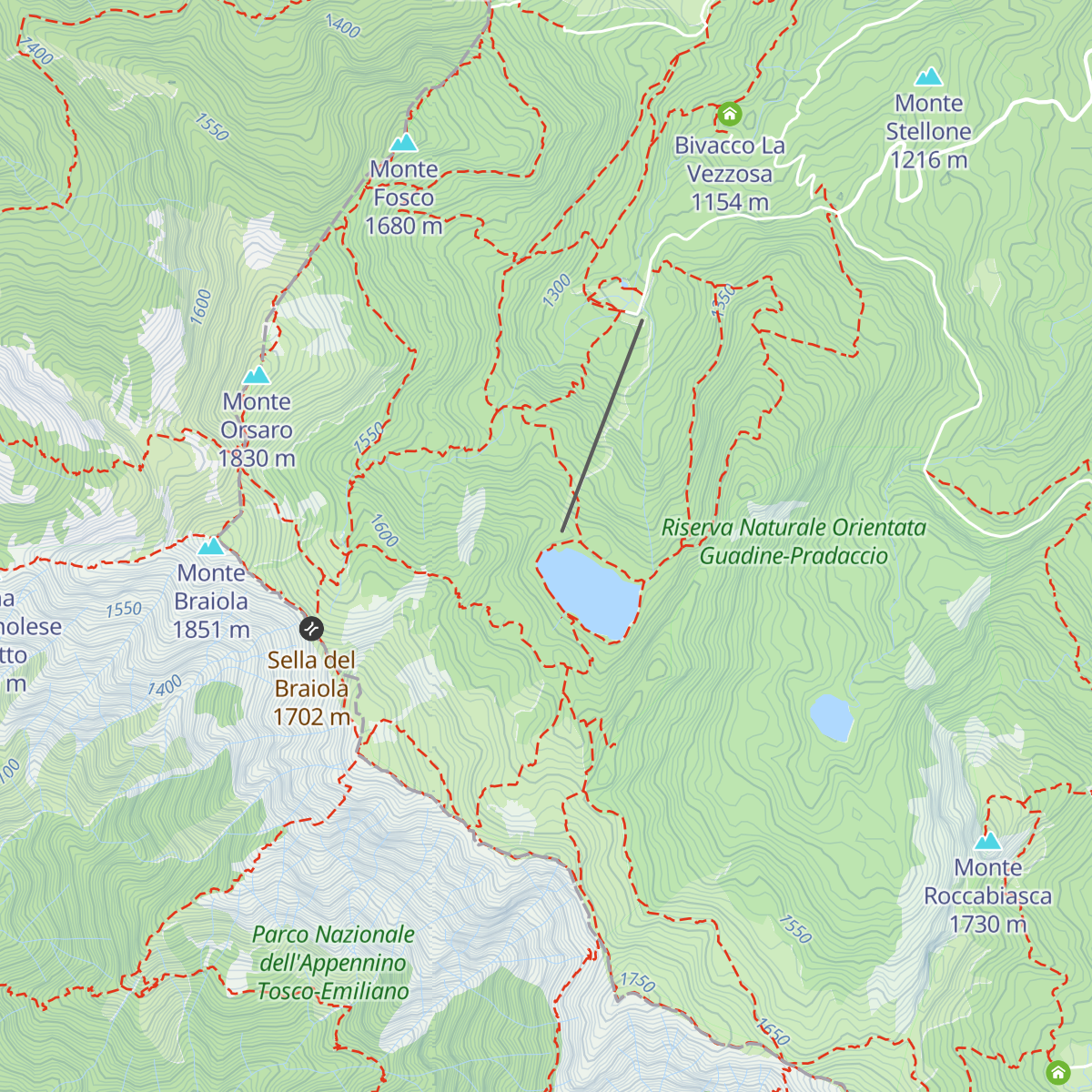 Rifugio Giovanni Mariotti map