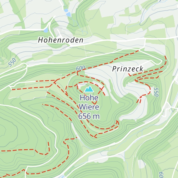Map of Hohe Wiere