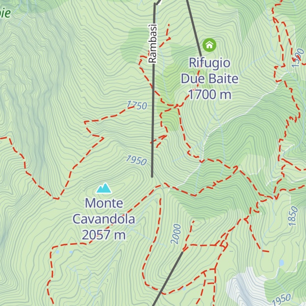 Map of Rifugio quota 2000