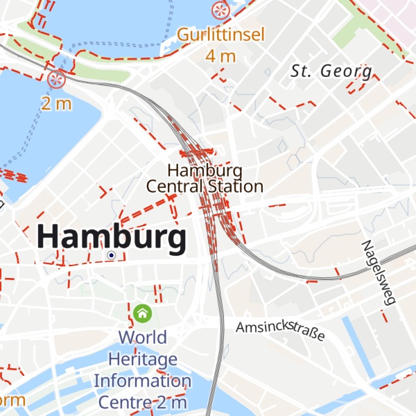 Map of Deutsche Bahn