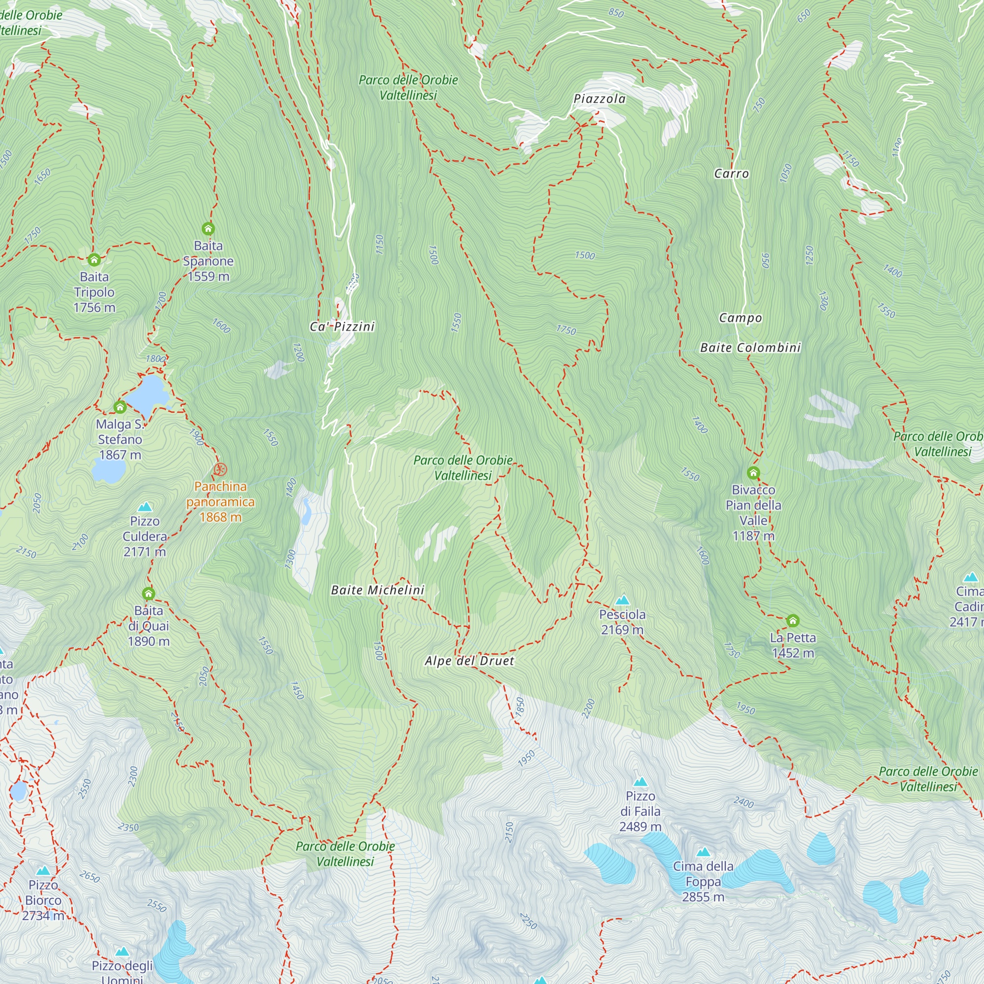 Baita Campei map