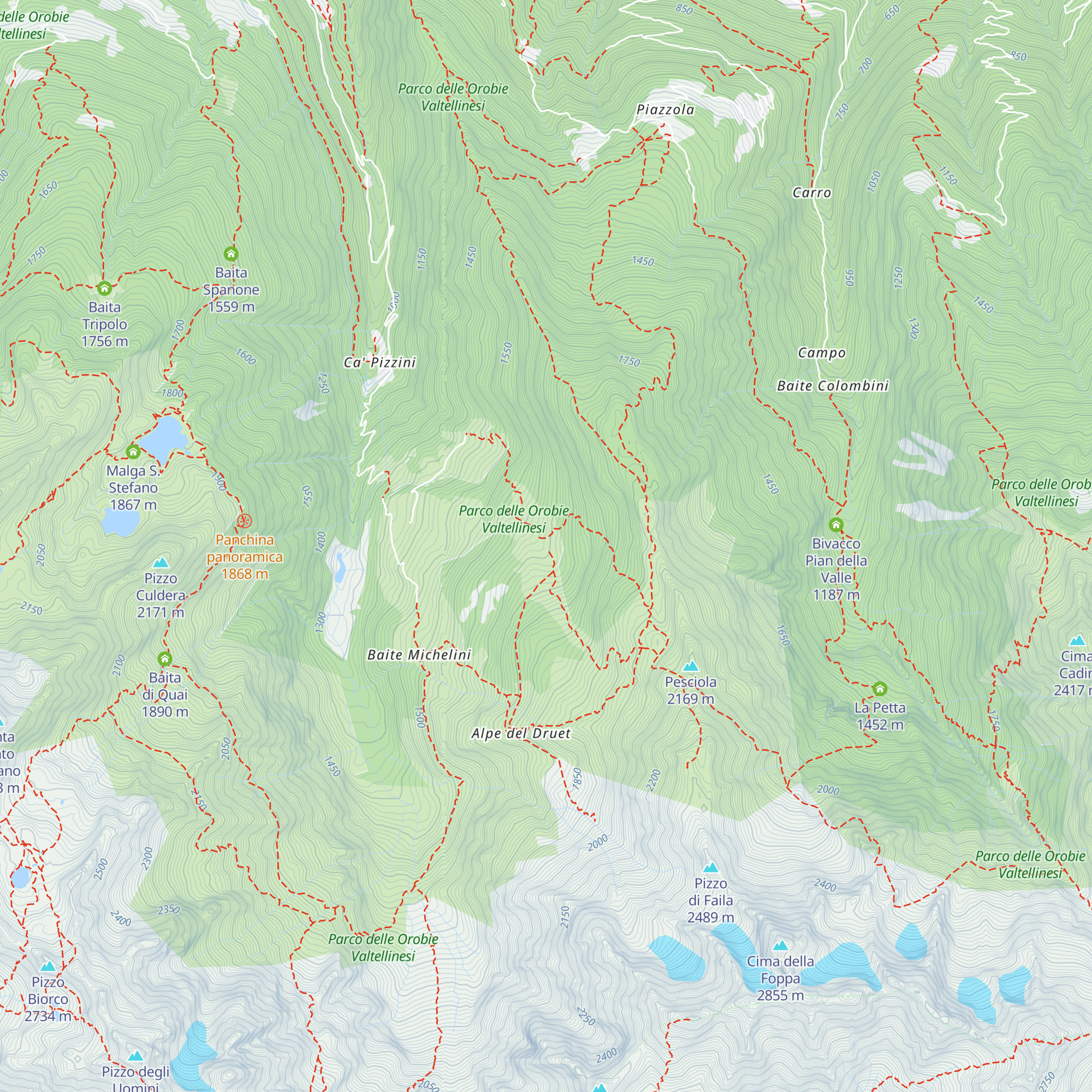 Baita Campei map