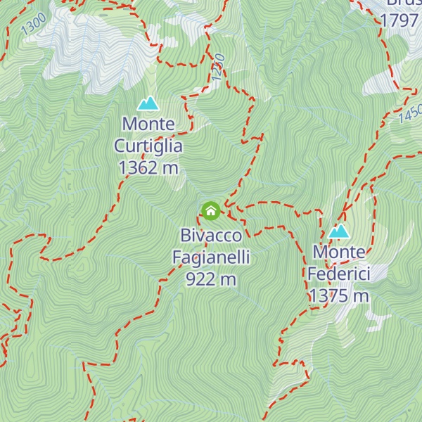 Map of Bivacco Fagianelli