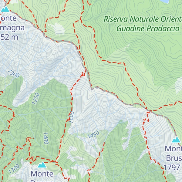 Map of Monte Aquila