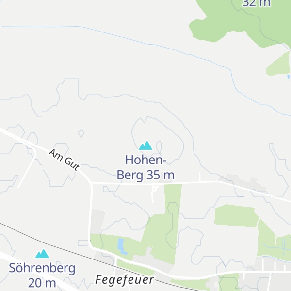 Map of Hohen-Berg