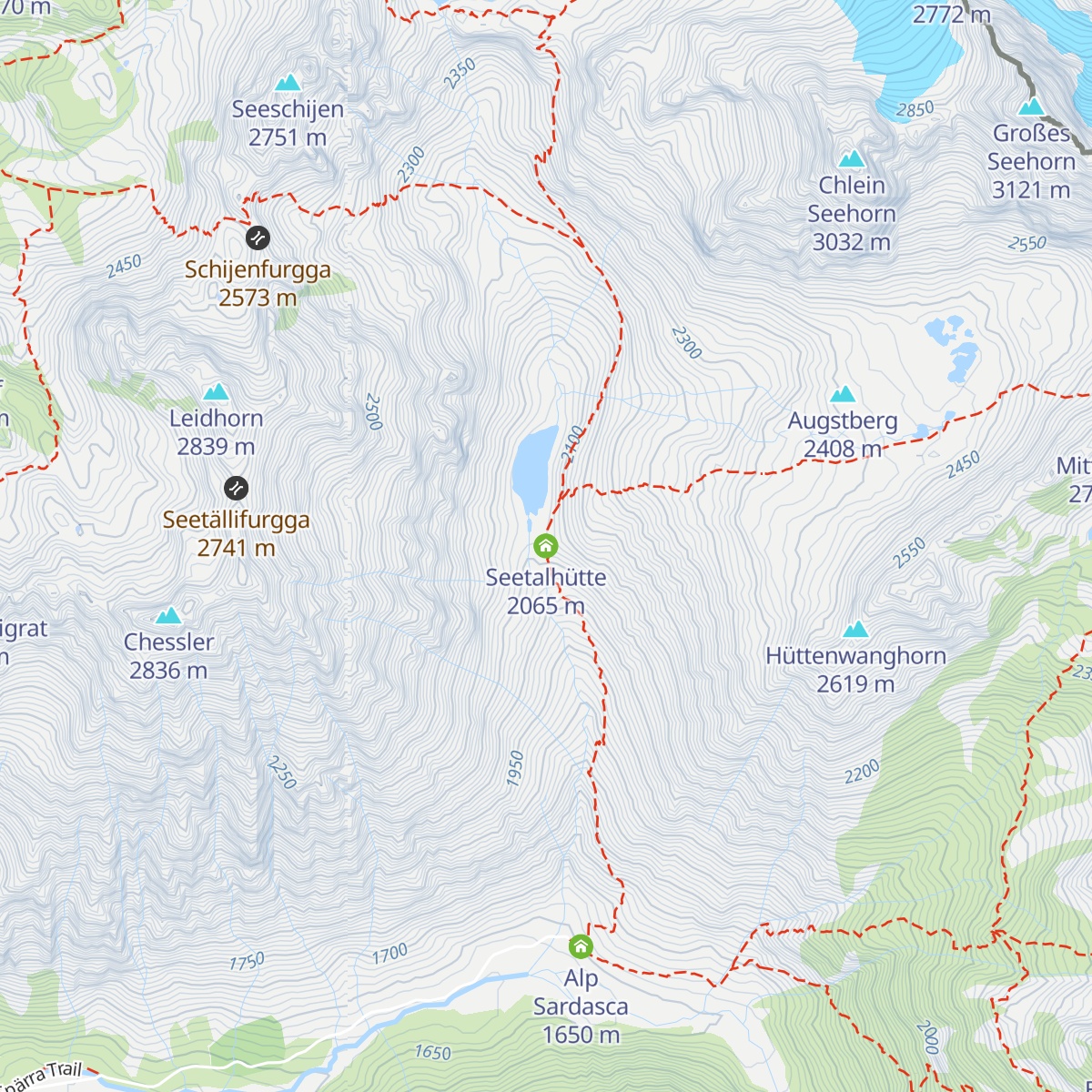 Seetalhütte map