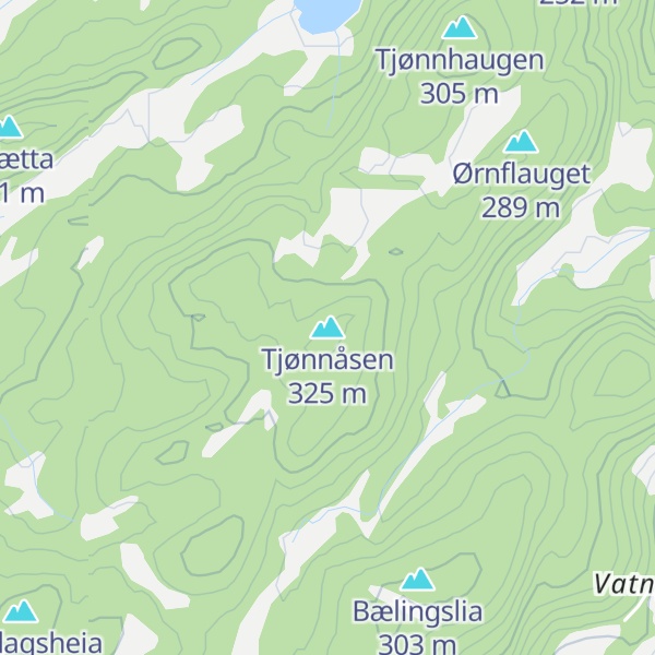 Map of Tjønnåsen