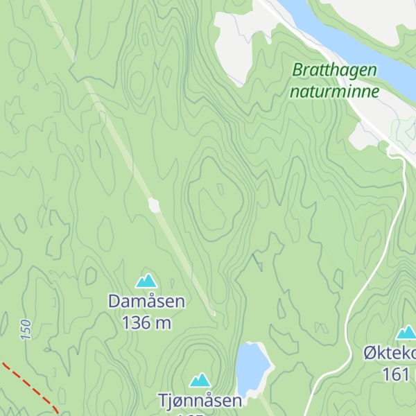 Map of Rinneråsen