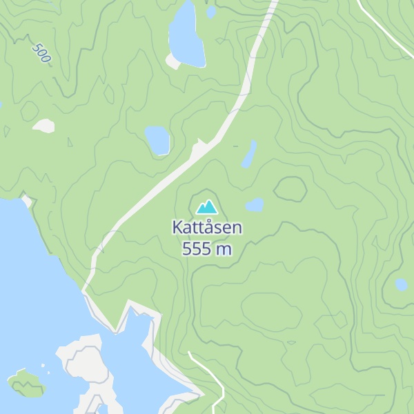 Map of Kattåsen