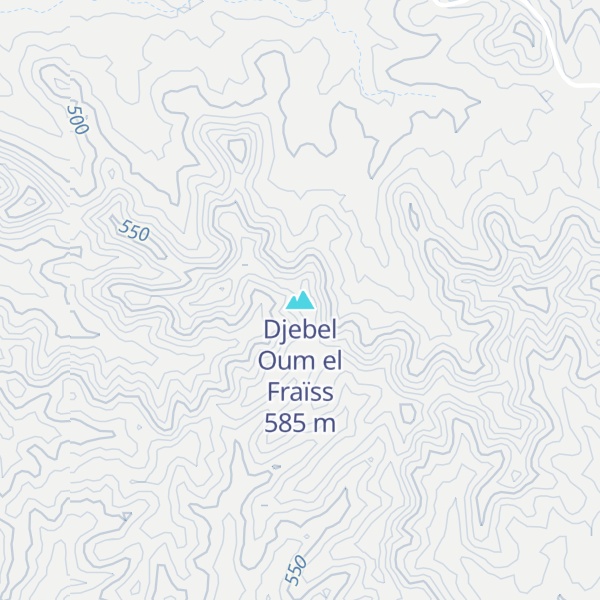 Map of Djebel Oum el Fraïss