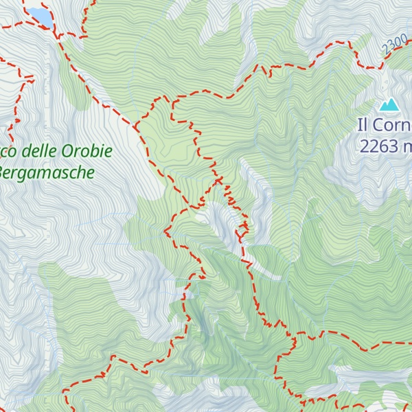 Map of Rifugio Mario Merelli al Coca