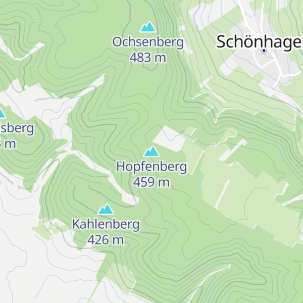 Map of Hopfenberg