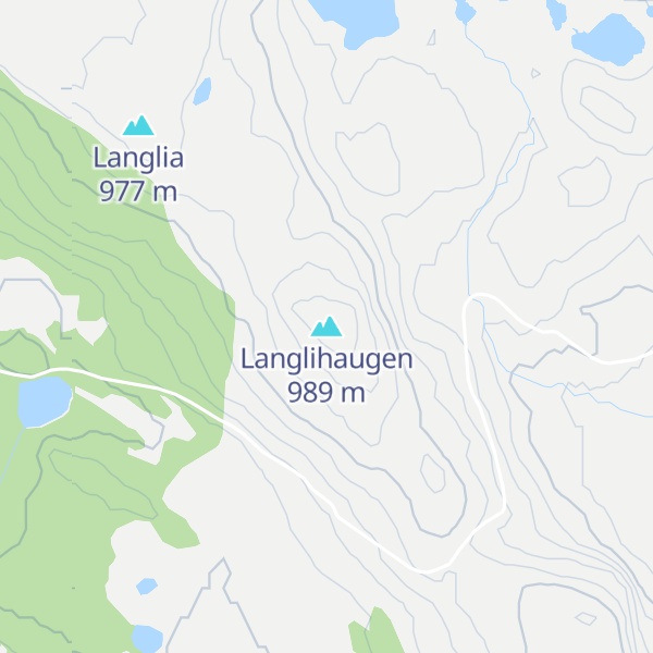Map of Langlihaugen