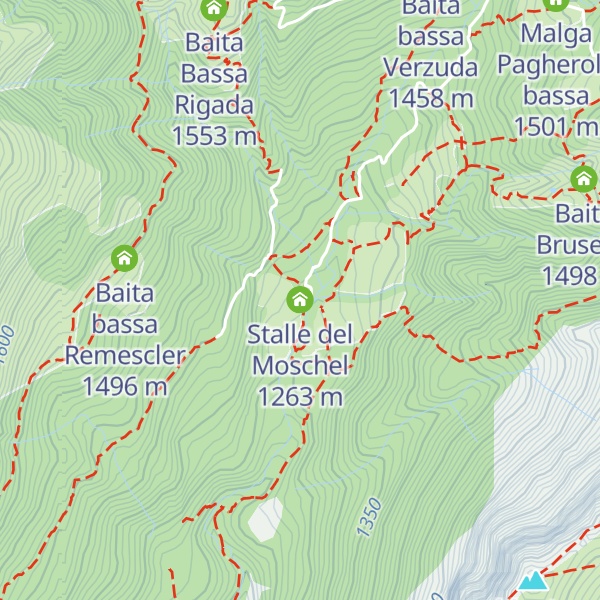 Map of Stalle del Moschel