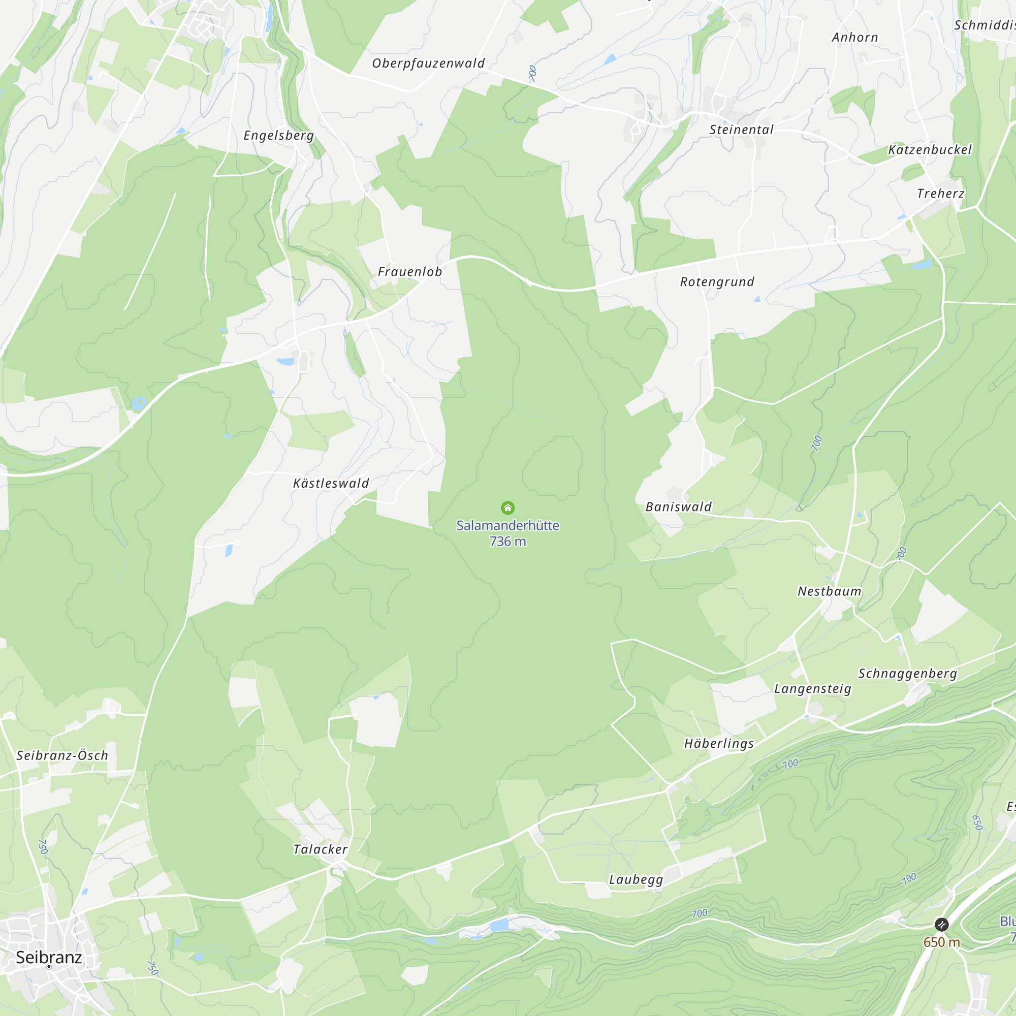 Salamanderhütte map