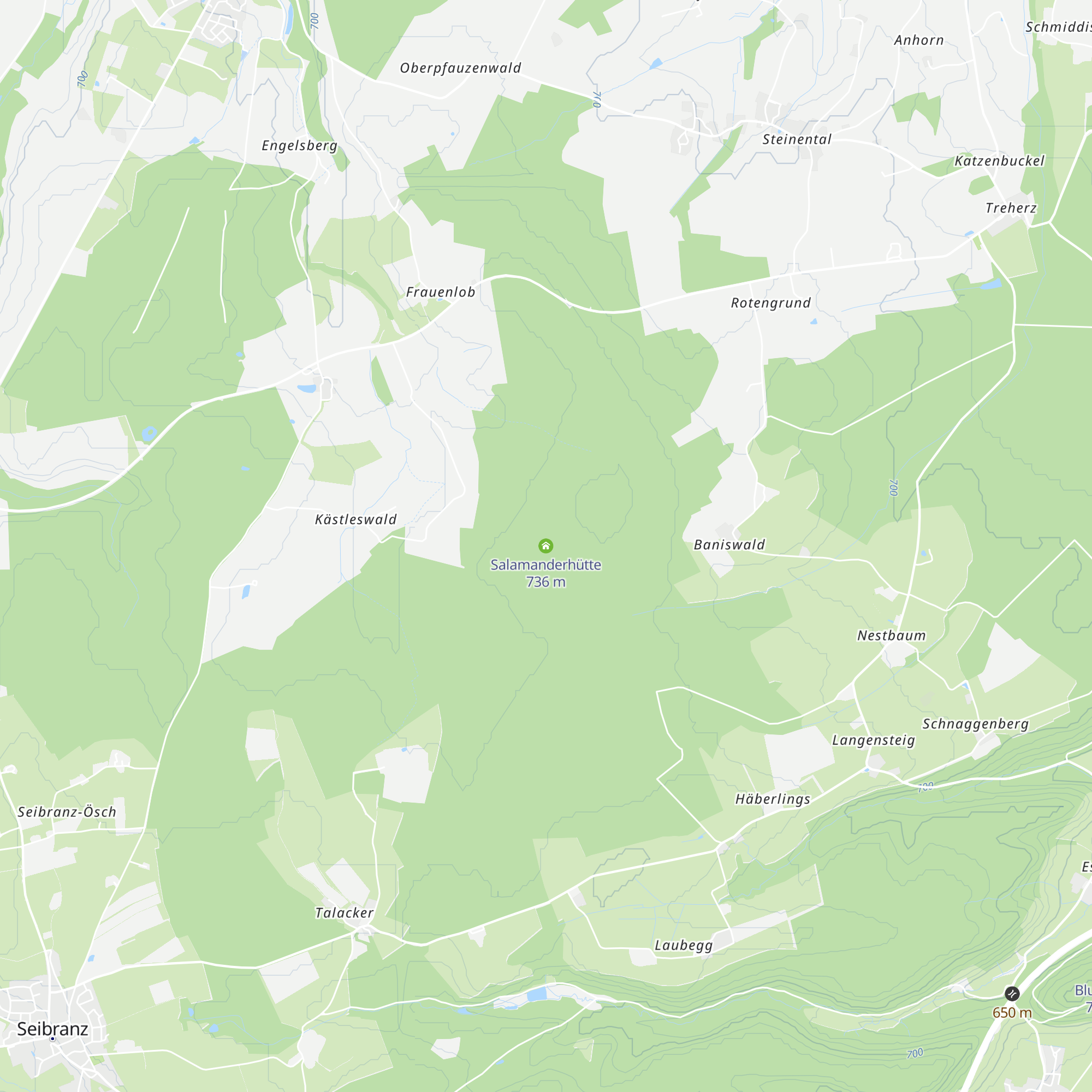 Salamanderhütte map