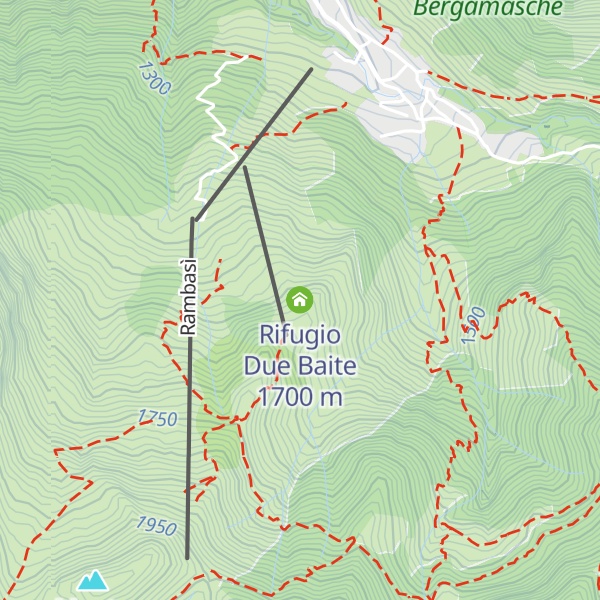 Map of Rifugio Due Baite