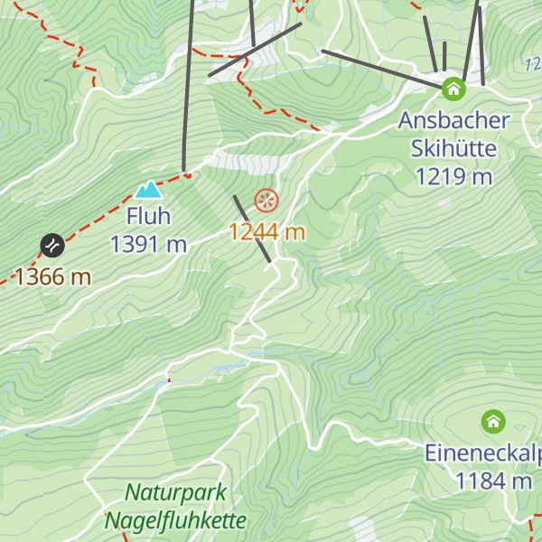 Map of Berggasthof Hochbühl