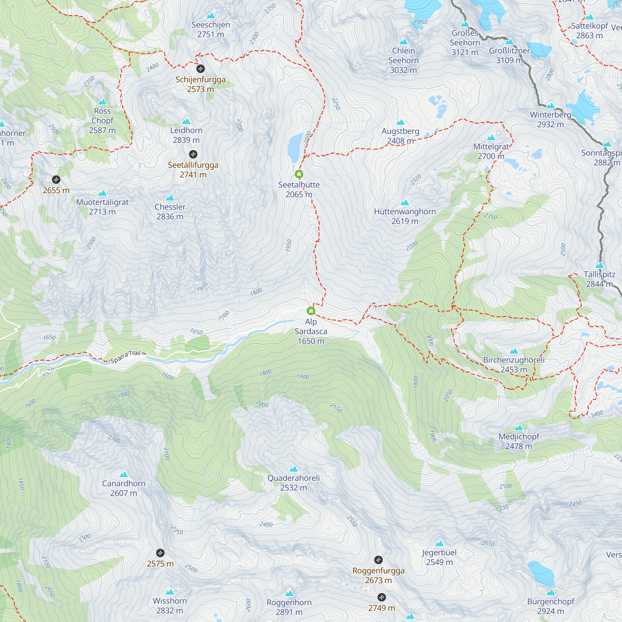 Alp Sardasca map