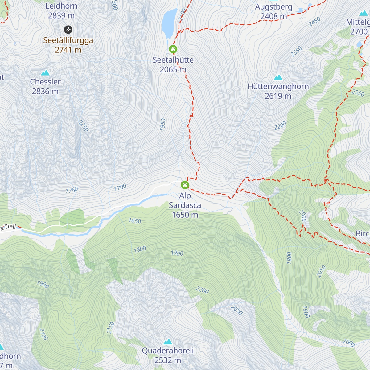 Alp Sardasca map