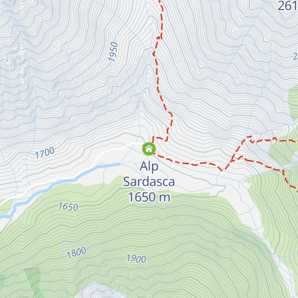 Map of Alp Sardasca