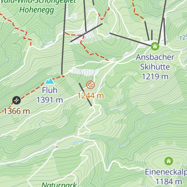 Map of Bergwacht
