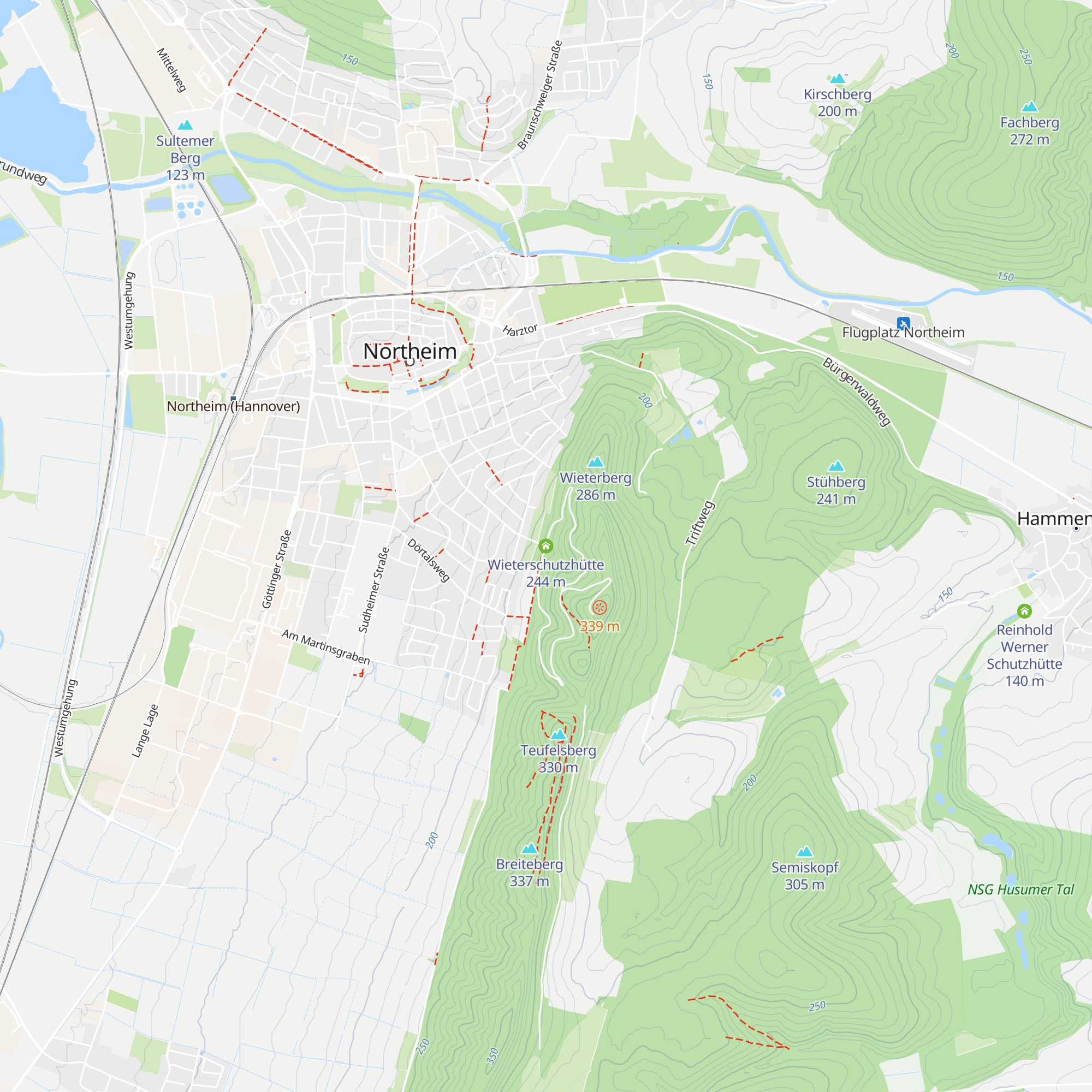 Wieterschutzhütte map