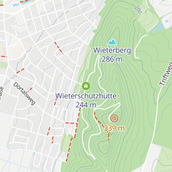 Map of Wieterschutzhütte