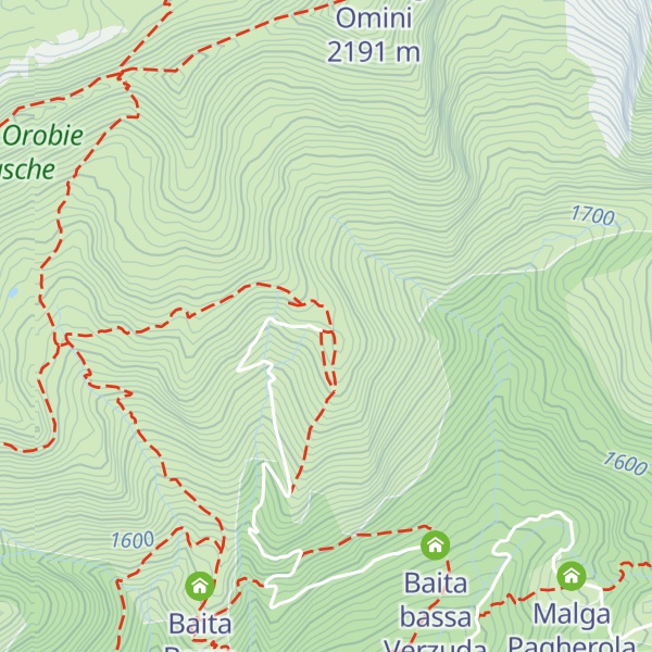 Map of Baita Alta Verzuda